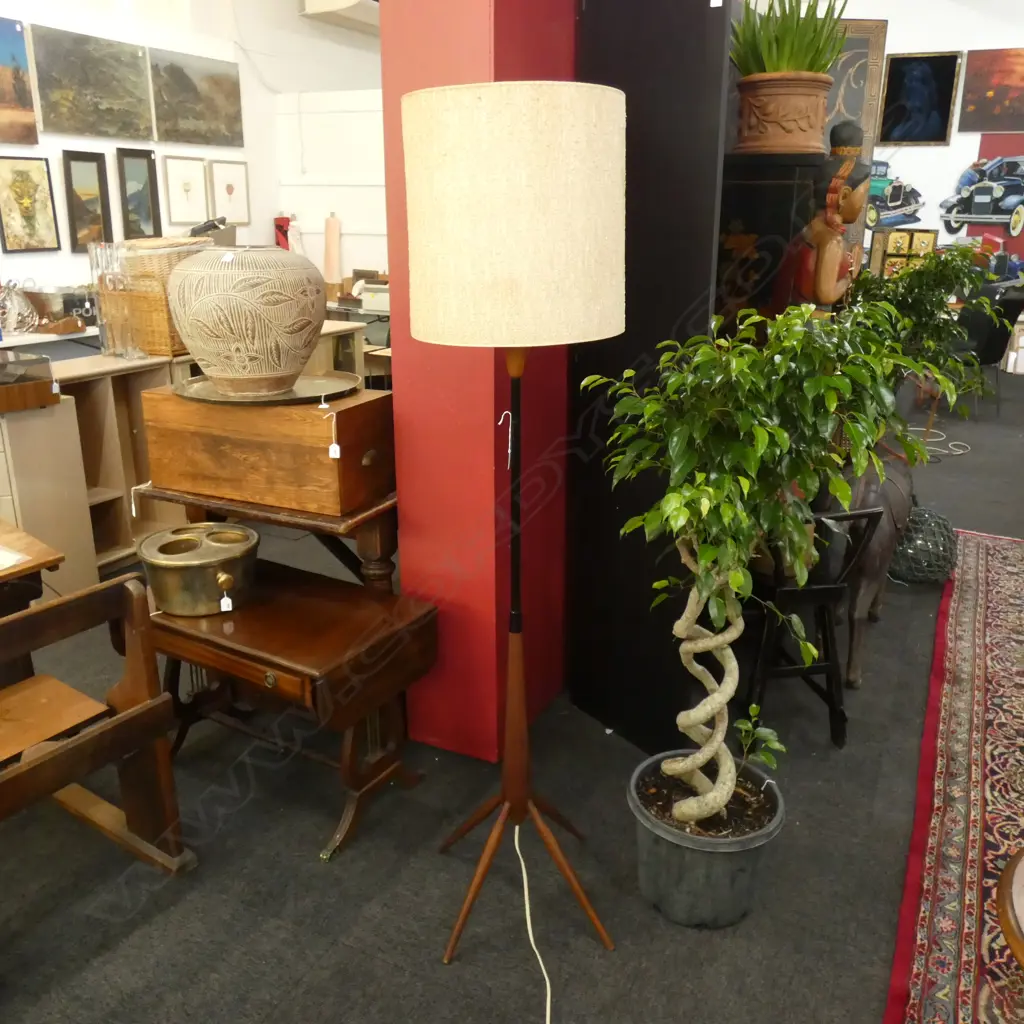 RETRO SPUTNIK STANDARD LAMP W SHADE Image 1++