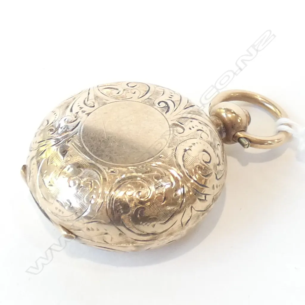 DENNISON GOLD PLATE SOVERIEGN CASE V.GD COND. Image 1++
