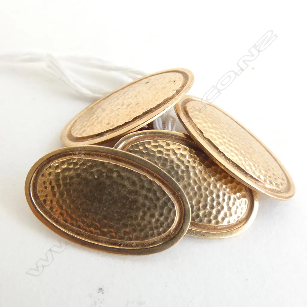 PR 9CT GOLD CUFFLINKS 6.9 GRAMS Image 1++