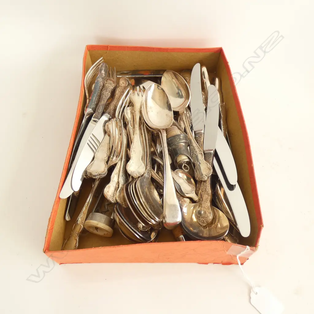 GOOD BOX LOT ASST CUTLERY ETC.; MOSTLY RODD  Image 1++