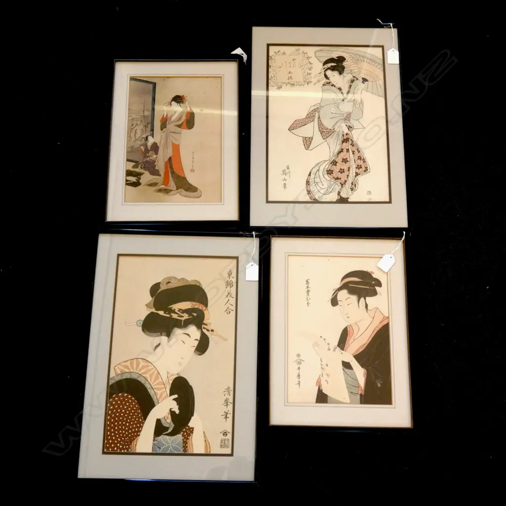 4 JAPANESE PRINTS Image 1++