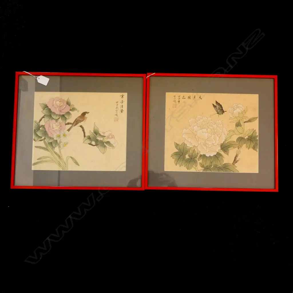 PR CHINESE PAINTINGS ON FABRIC 240x285mm Image 1++