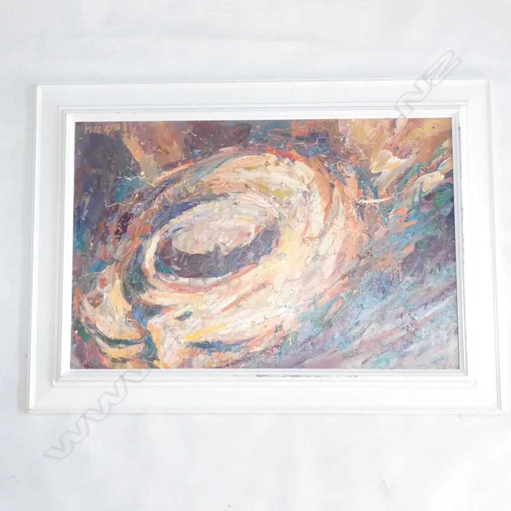 GRANT FINCH ABSTRACT OIL 380x585mm Image 1++
