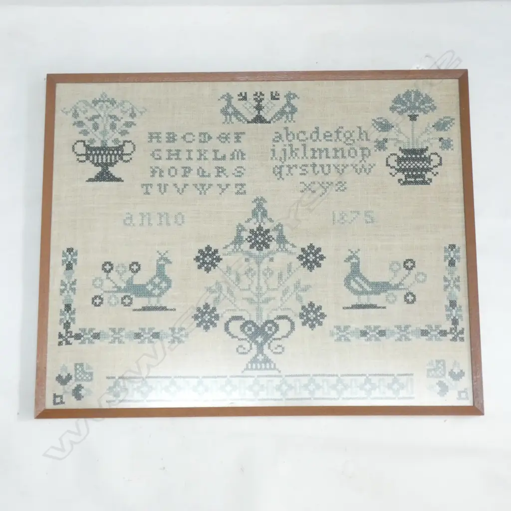 FRAMED SAMPLER 1875 430x535mm Image 1++