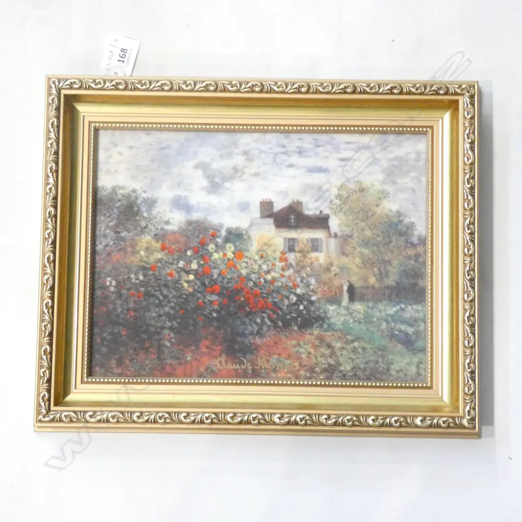 CLAUDE MONET PORCELAIN PANEL BY GOEBEL LTD. ED. 190x250mm Image 1++