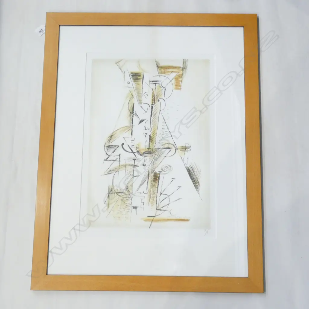 DICK FRIZZELL 'FIGURE WITH TAIAHA' ARTISTS PROOF 515x360mm Image 1++