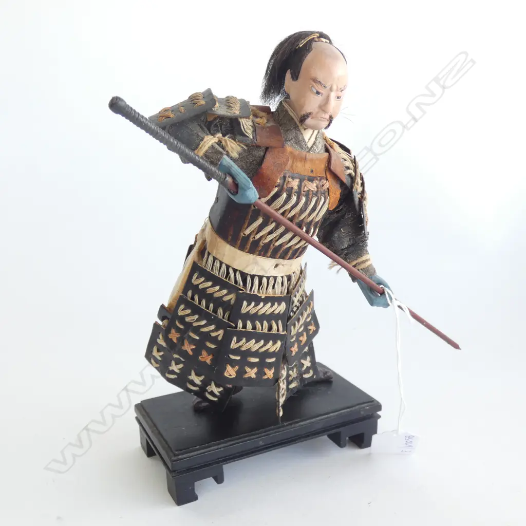 OLD JAPANESE SAMURAI FIGURE H.225mm Image 1++