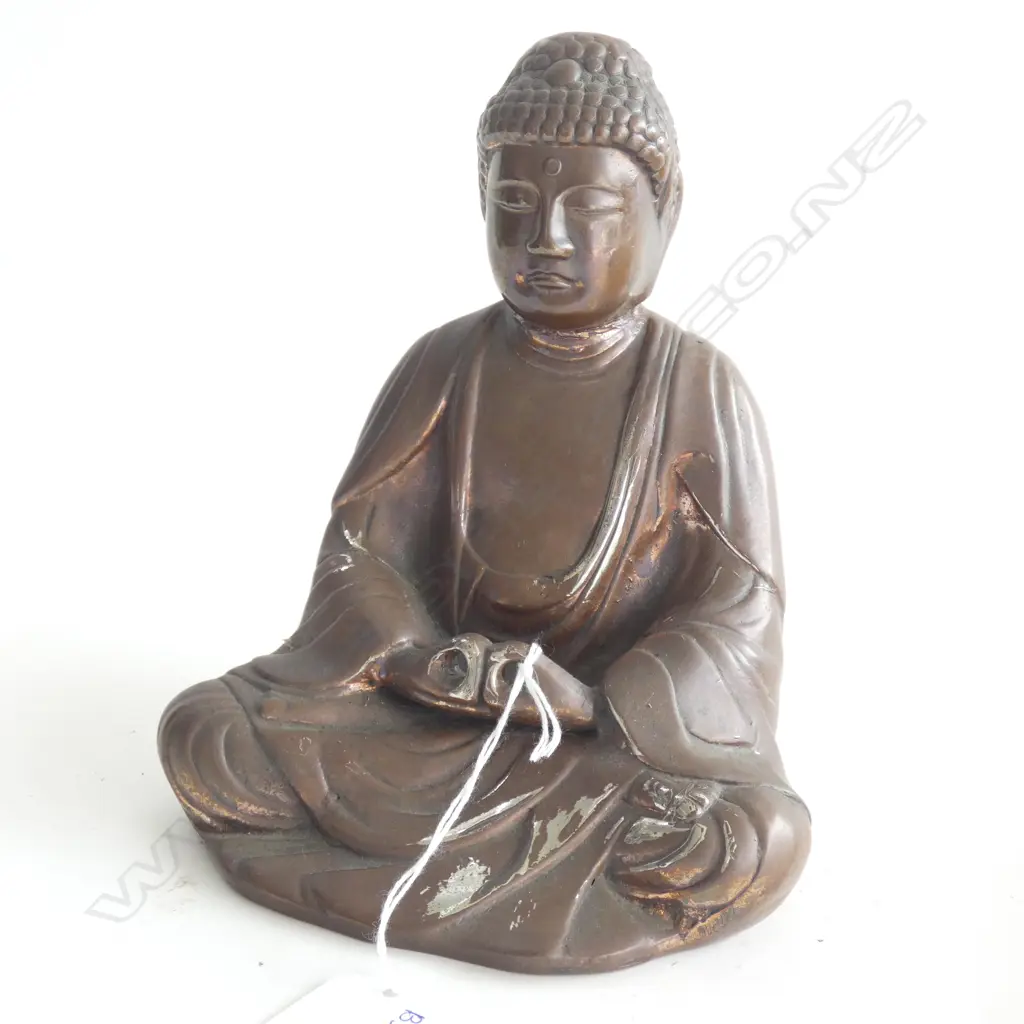 SEATED METAL BUDDHA H.170mm Image 1++