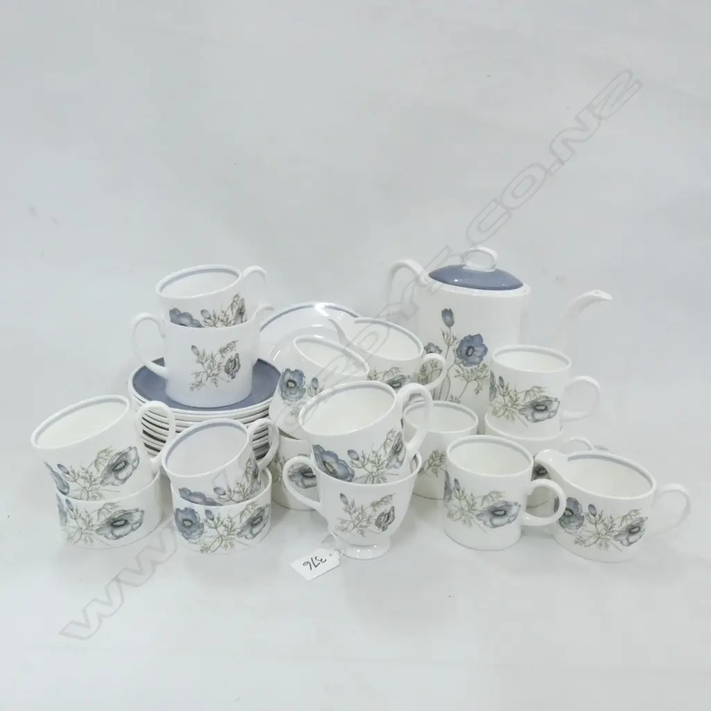 SUSIE COOPER GLEN MIST COFFEE SET Image 1++