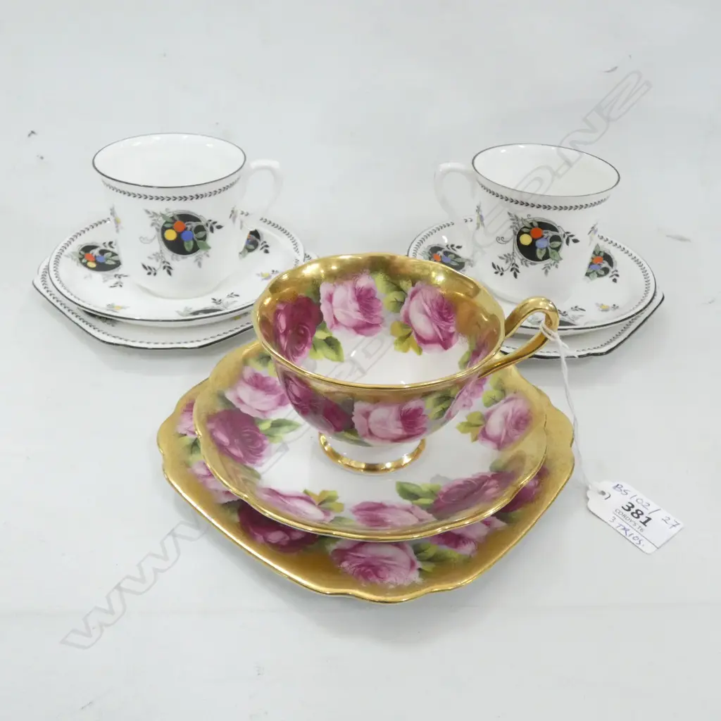 PR SHELLEY TRIOS + R/ALBERT ROSES TRIO Image 1++