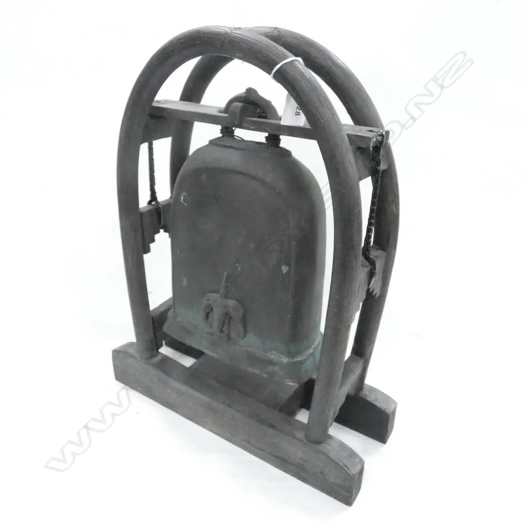 LARGE BRONZE THAI ELEPHANT BELL H.450mm Image 1++