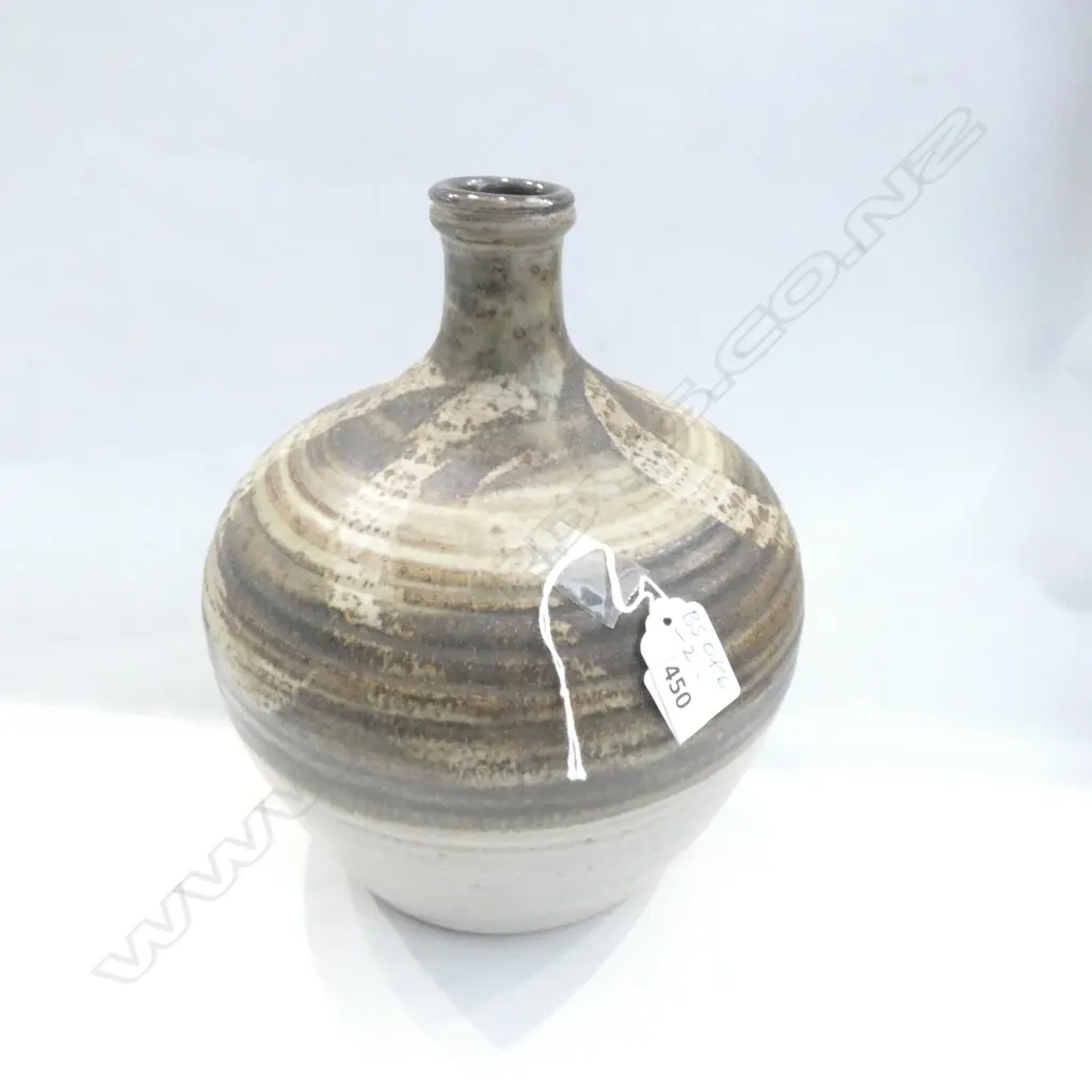 NZ POTTERY VASE - CYPHER TO BASE H.260mm Image 1++