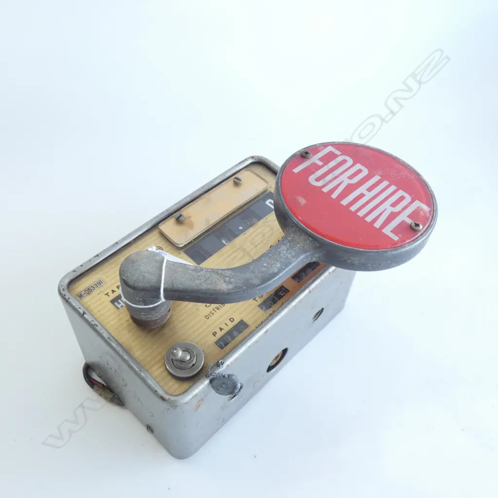 VINTAGE NISHIBE TAXI TARIFF FARE COUNTER  Image 1++