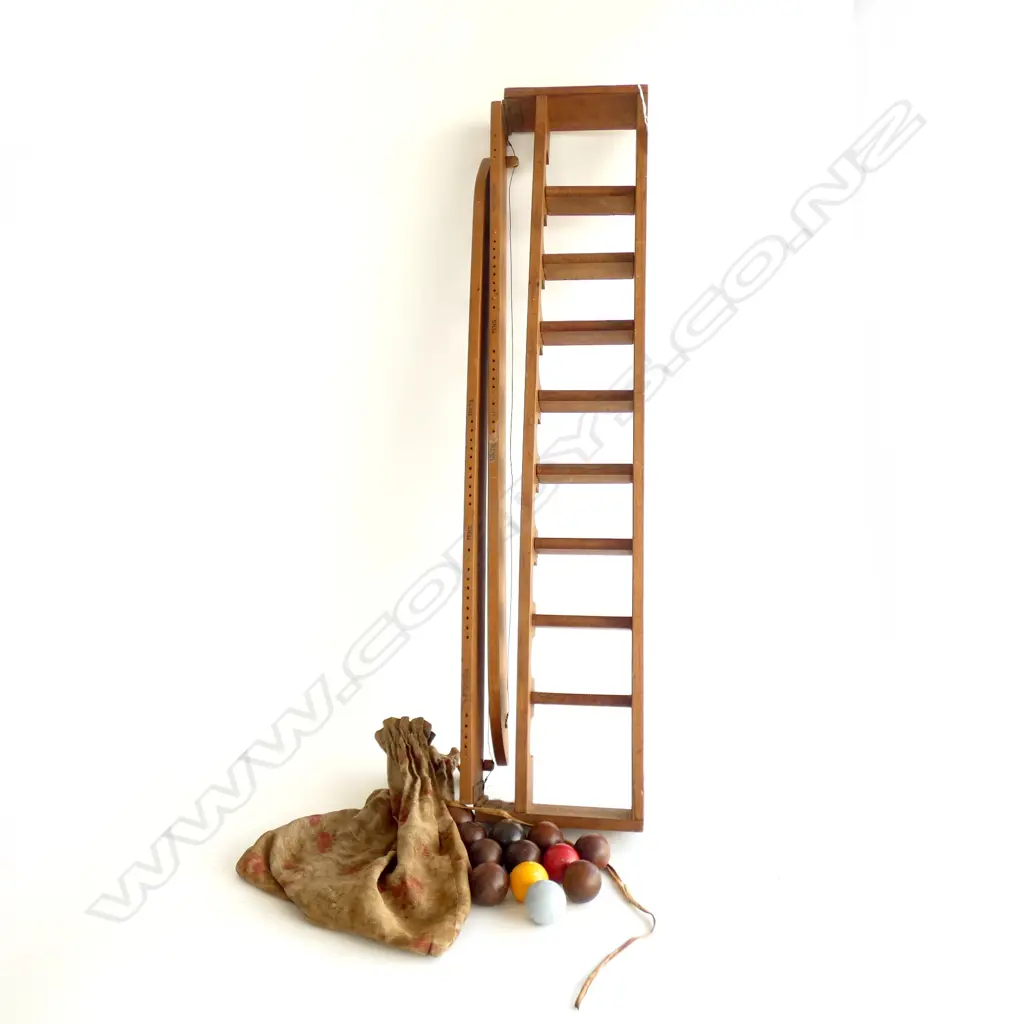 OLD WOODEN GAME W.810mm Image 1++