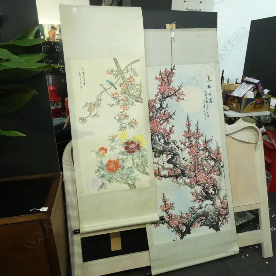2 ORIENTAL SCROLLS 