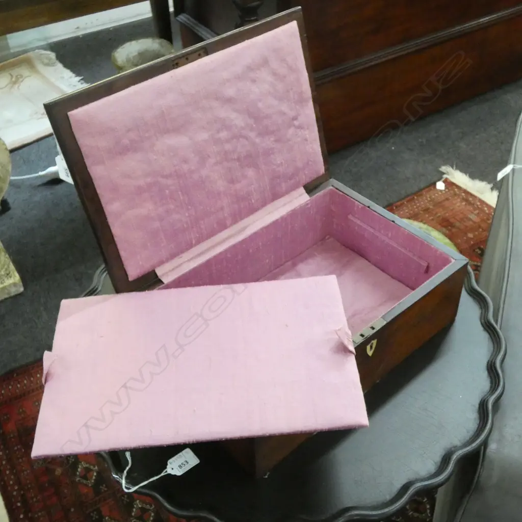 ANTIQUE JEWELLERY BOX W.375mm Image 1++