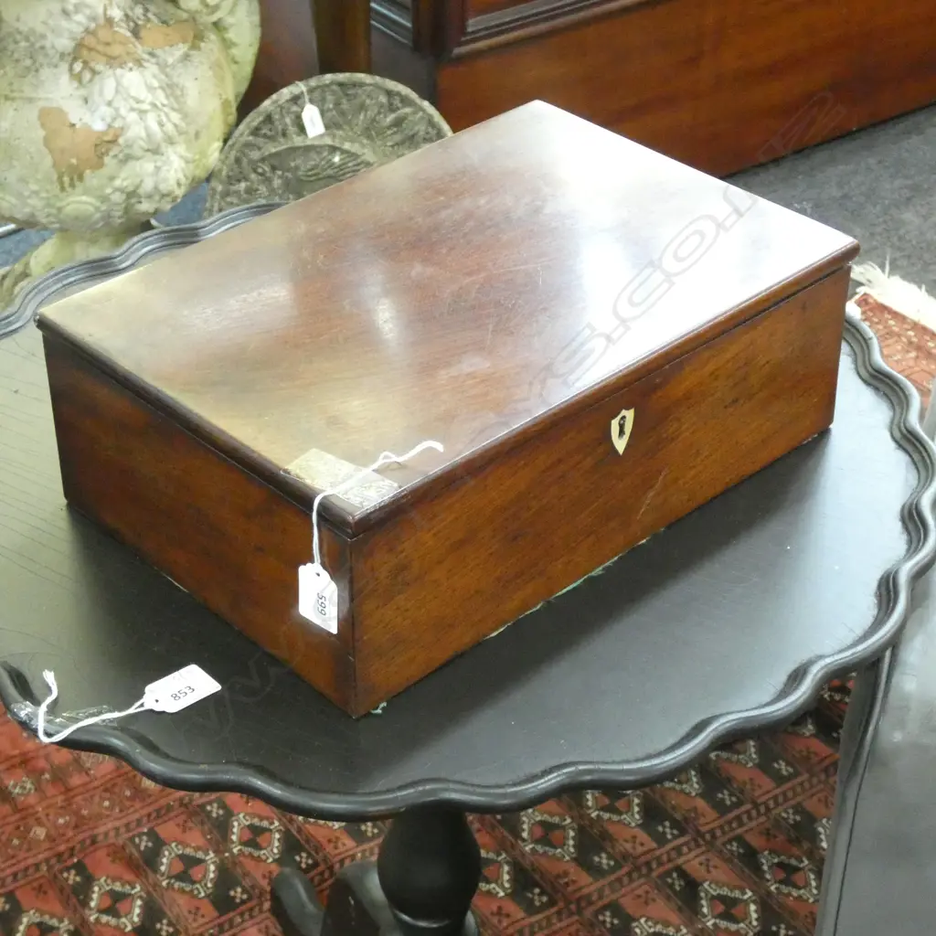ANTIQUE JEWELLERY BOX W.375mm Image 1++