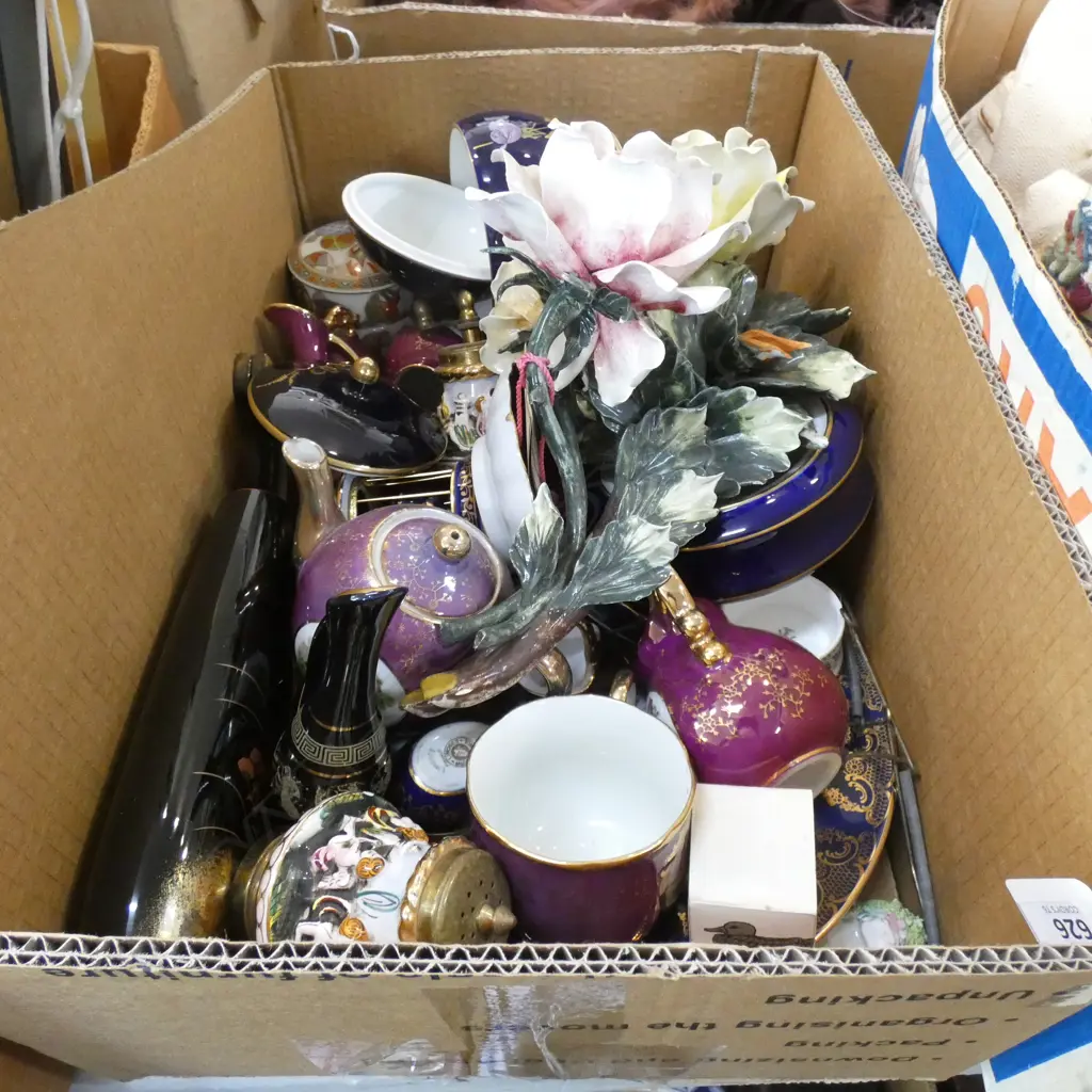 BOX LOT ASST. LIMOGES ETC Image 1++
