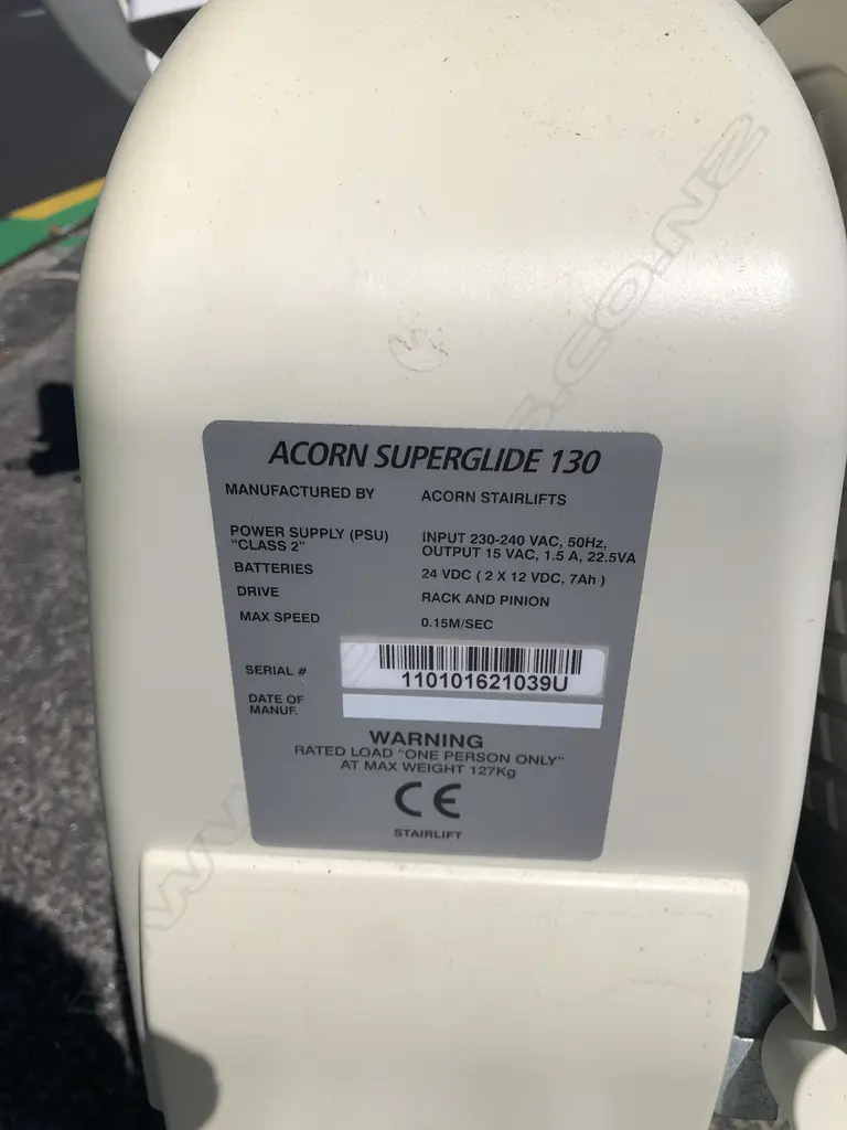 ACORN SUPERGLIDE 130 STAIR CHAIR LIFT Image 1++