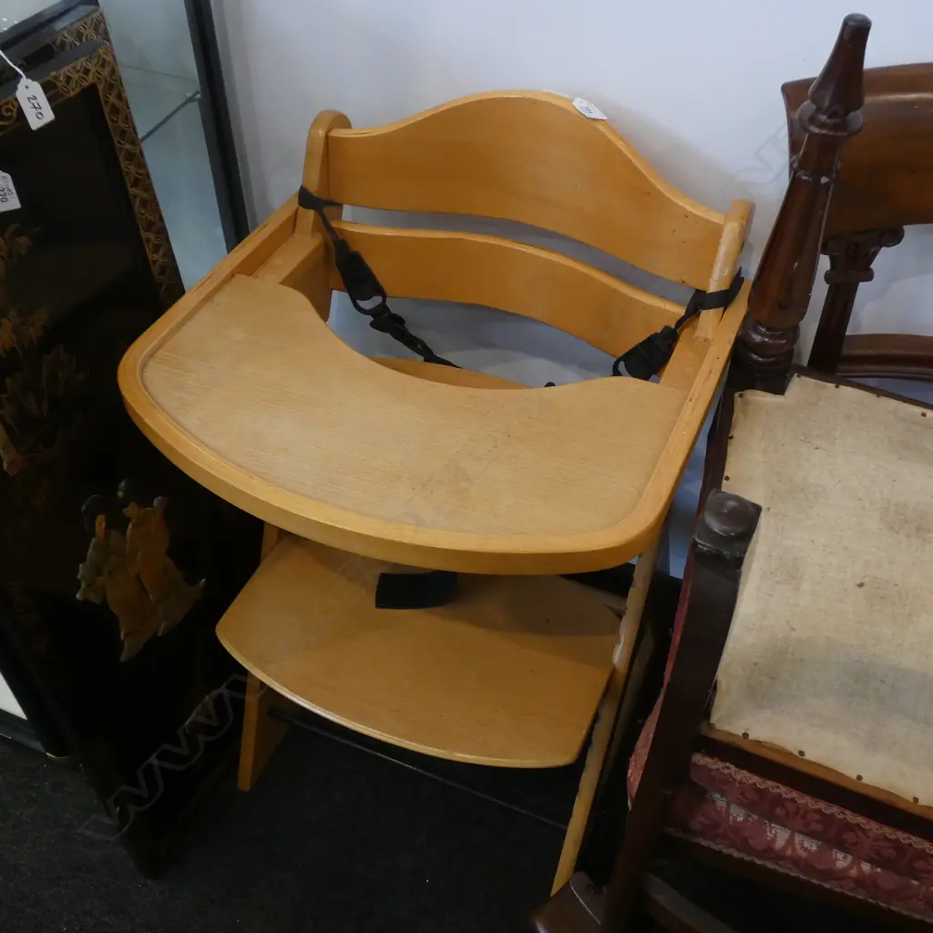 MOCKA WOODEN BABY CHAIR H.820mm Image 1++