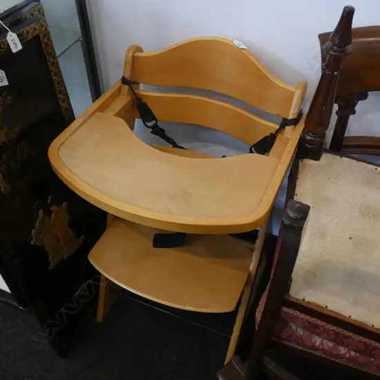 MOCKA WOODEN BABY CHAIR H.820mm