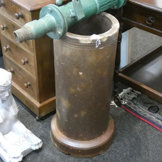 OLD GLAZED CERAMIC CHIMNEY POT H.720mm