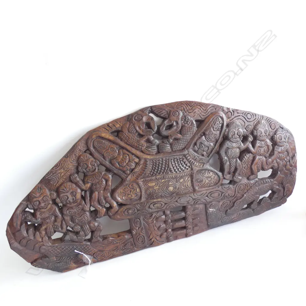 PNG CARVED WOOD 'STORY BOARD',  930 x 420mm Image 1++