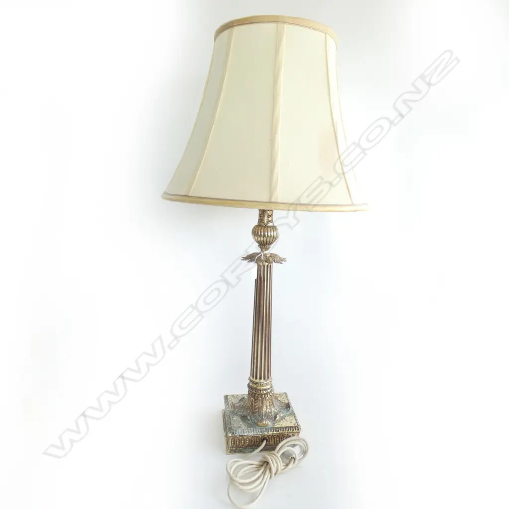 GILT COLUMN LAMP H.810mm Image 1++