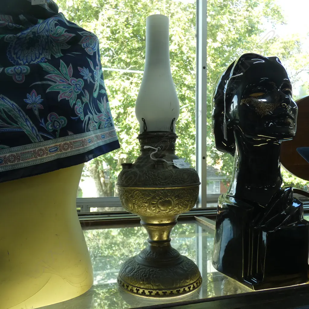 ANTIQUE KEROSENE LAMP H.500mm Image 1++