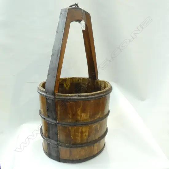 WOOD & IRON BUCKET H.640mm