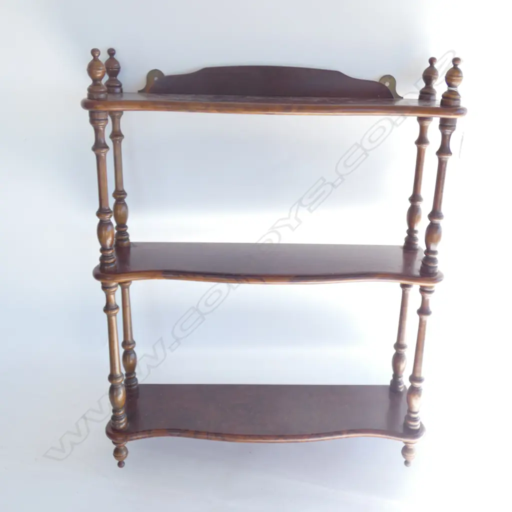 SM 3 TIER WOODEN WHAT NOT STAND H. 600MM Image 1++