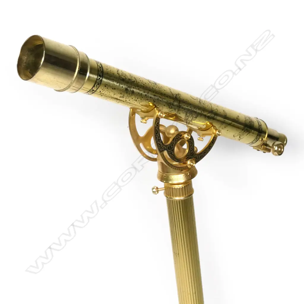 LG BRASS REPRODUCTION TELESCOPE L.590MM Image 1++