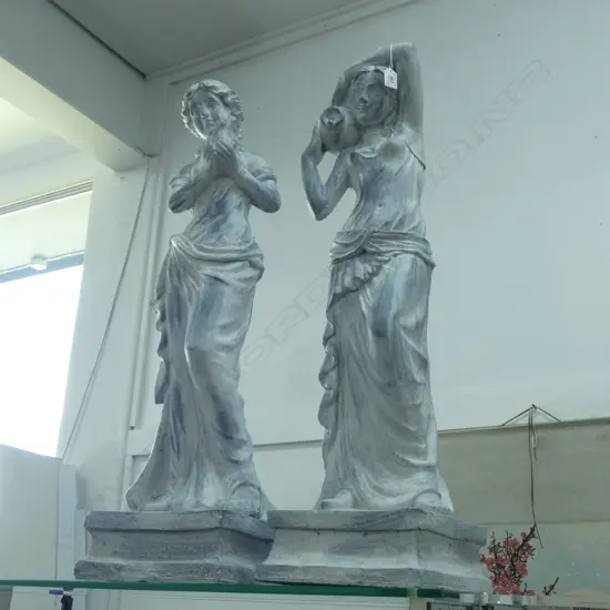 PR TALL CLASSICAL RESIN GARDEN SCULPTURES WOMEN H.900mm