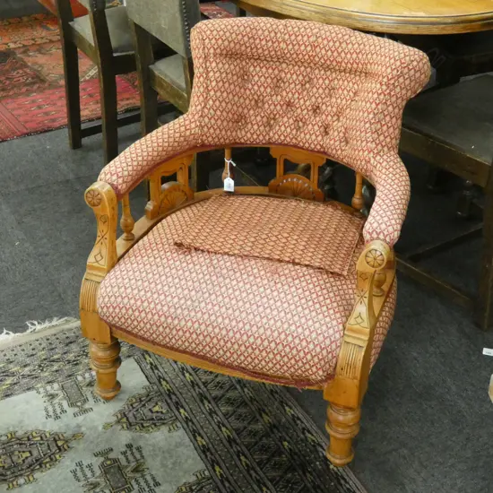 EDWARDIAN PARLOUR CHAIR