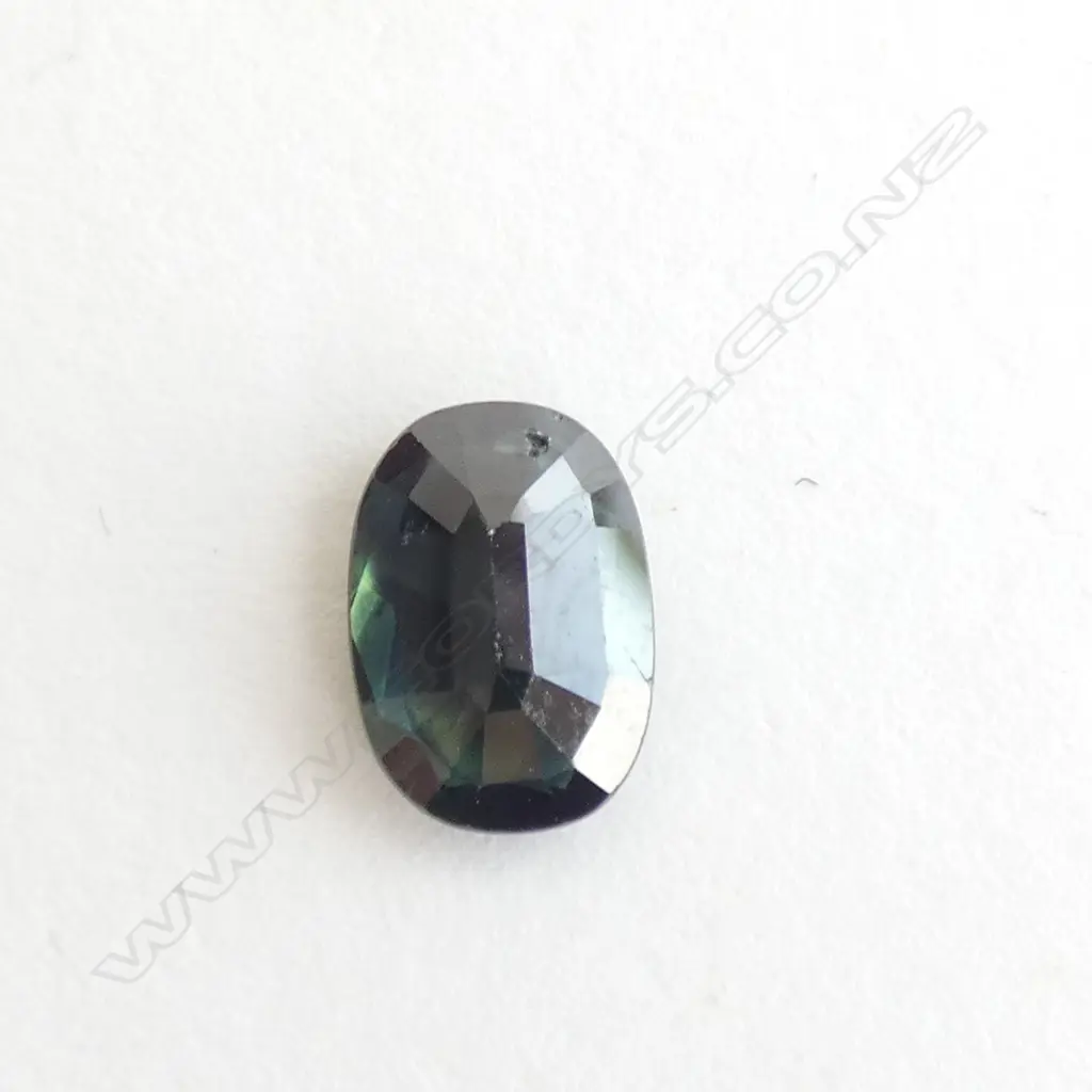 1.98CT OVAL FACETED SAPPHIE - GREENISH/BLUE  Image 1++