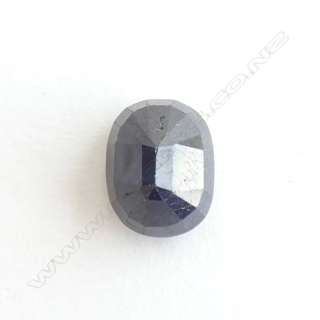 6.5CT DARK BLUE FACETED SAPPHIRE  Image 1++
