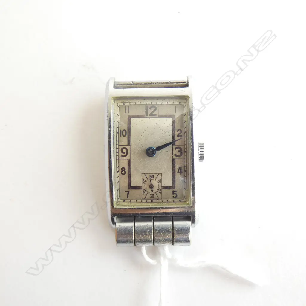ART DECO GENTS WATCH TANK FORM  Image 1++
