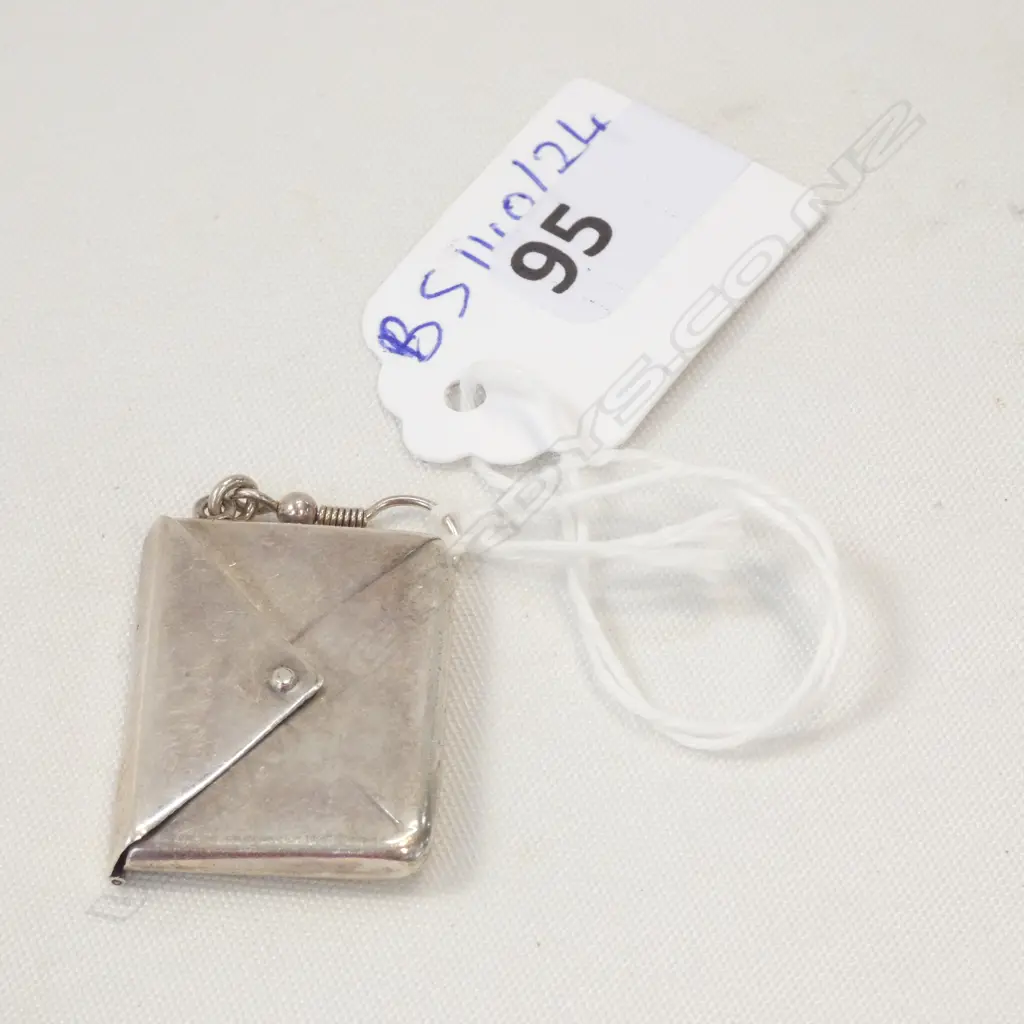 STG SILVER STAMP BOX B'HAM Image 1++