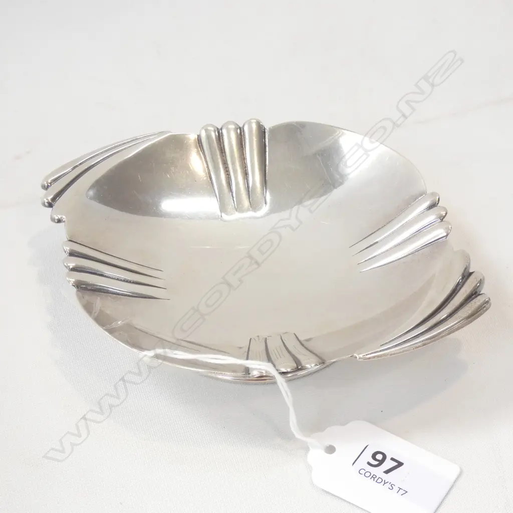 STG SILVER DECO PIN DISH B'HAM 1936 84 GRAMS Image 1++