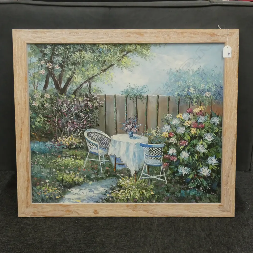 S RILEY ACRYLIC UNSIGNED 490 X 590mm Image 1++
