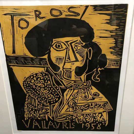 PICASSO LTD ED LITHOGRAPH 'VARO'S BULLFIGHT' 