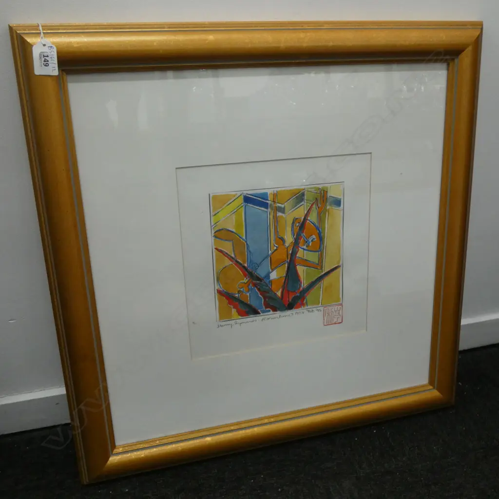 HENRY SYMONDS 'DREAMTIME' 95 W/C 175x180mm Image 1++