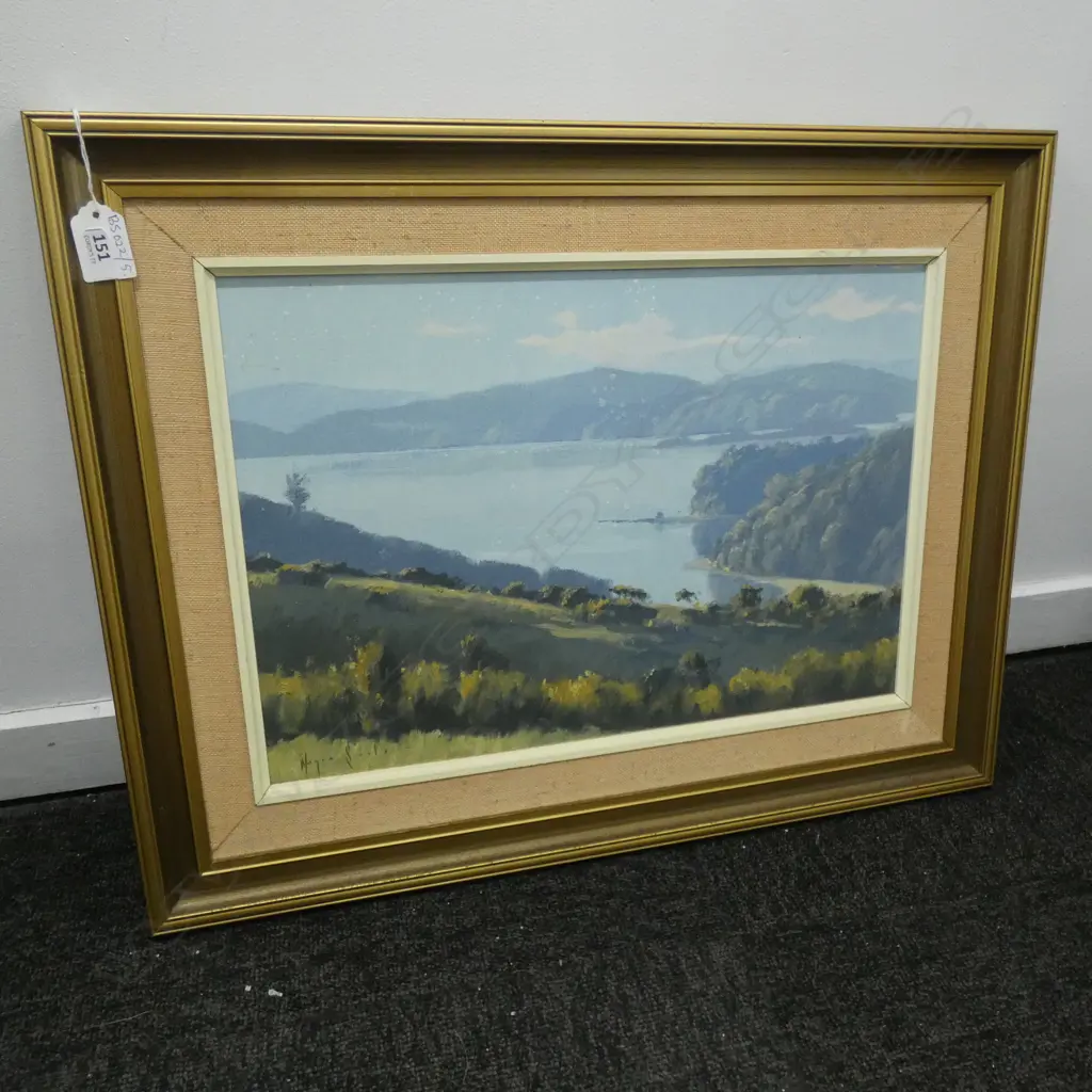 WAYNE SINCLAIR 'TE PUNA INLET' OIL 290x420mm AF Image 1++
