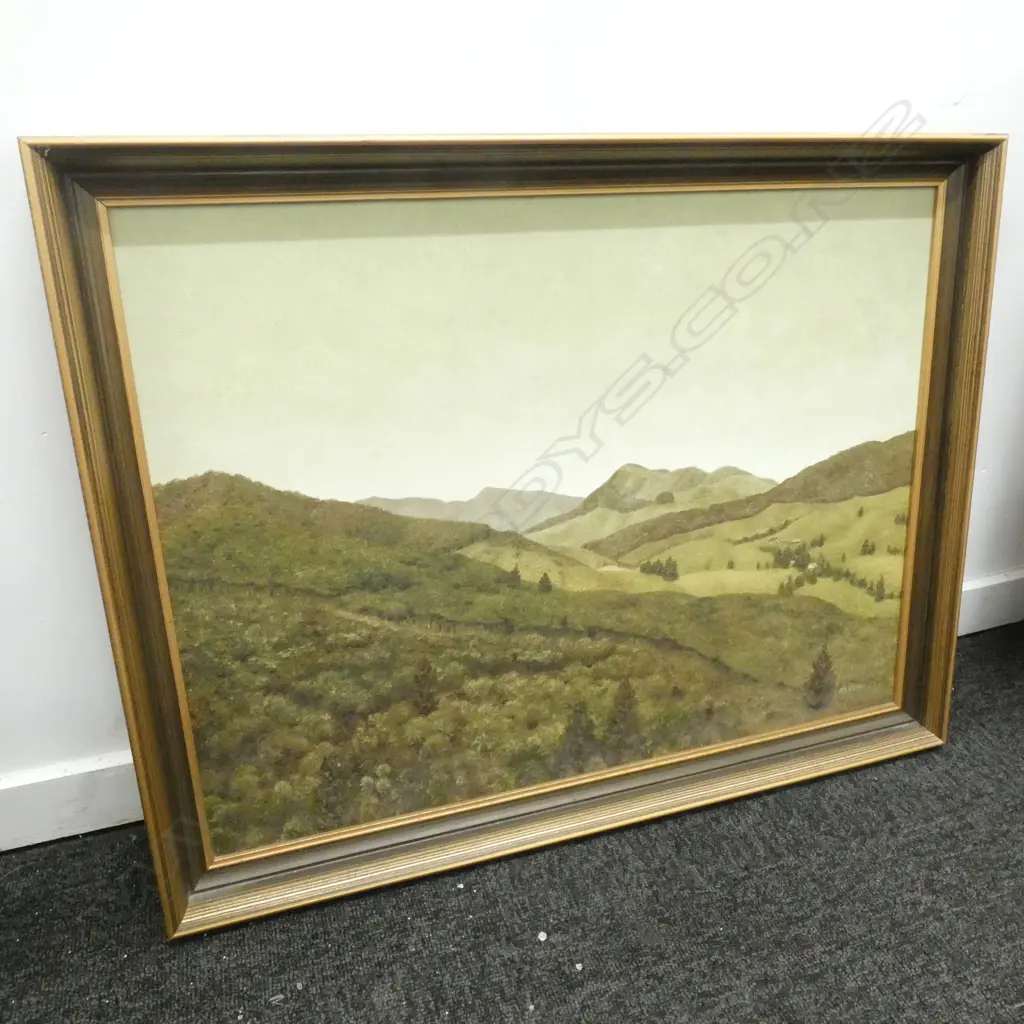 HANS BRUTSCH 'THE HOMESTEAD - HOKIANGA' OIL 1977 450x595mm Image 1++