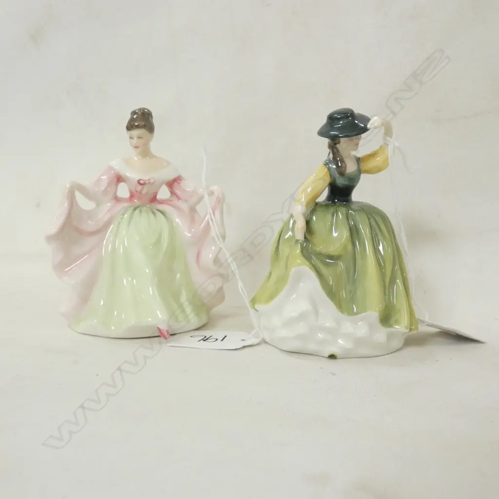 PR SM ROYAL DOULTON FIGURINES; 'SARA' (H100MM)  & 'BUTTERCUP' H 102MM Image 1++