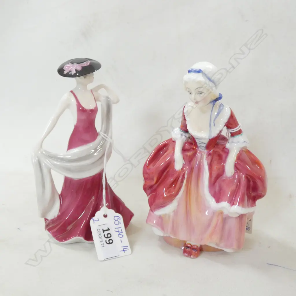 PR FIGURINES; LADY DOULTON "GOODY TWO SHOES' (H130MM) & COALPORT 'POPPY Image 1++