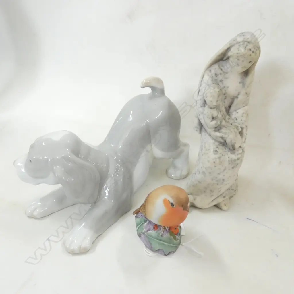 ROYAL WORCESTER ROBIN H. 70MM + 2 OTHER FIGURINES Image 1++