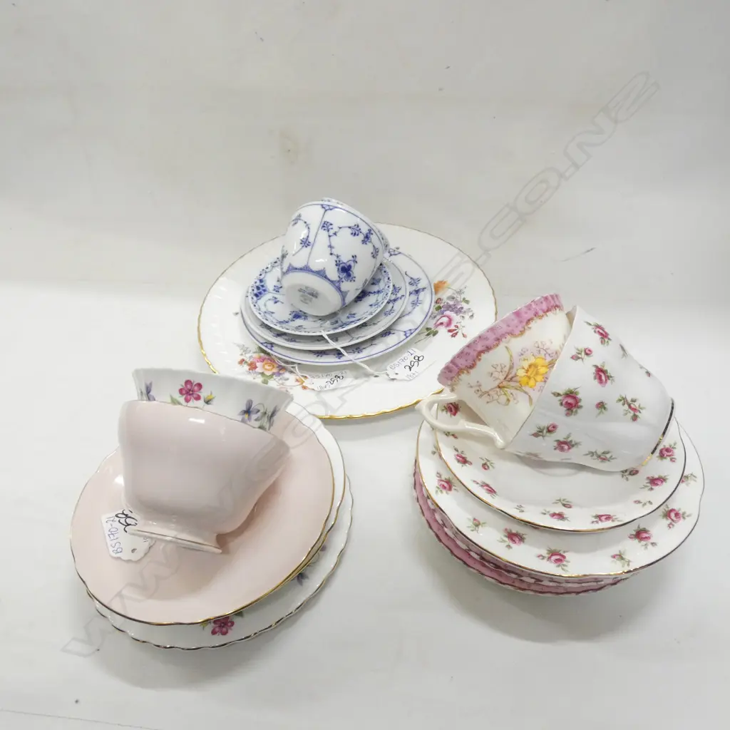 TRIOS & C&S INCL SHELLEY / RA/  ROYAL COPENHAGEN + ROYAL CROWN DERBY PLATE (DIA  235MM) Image 1++