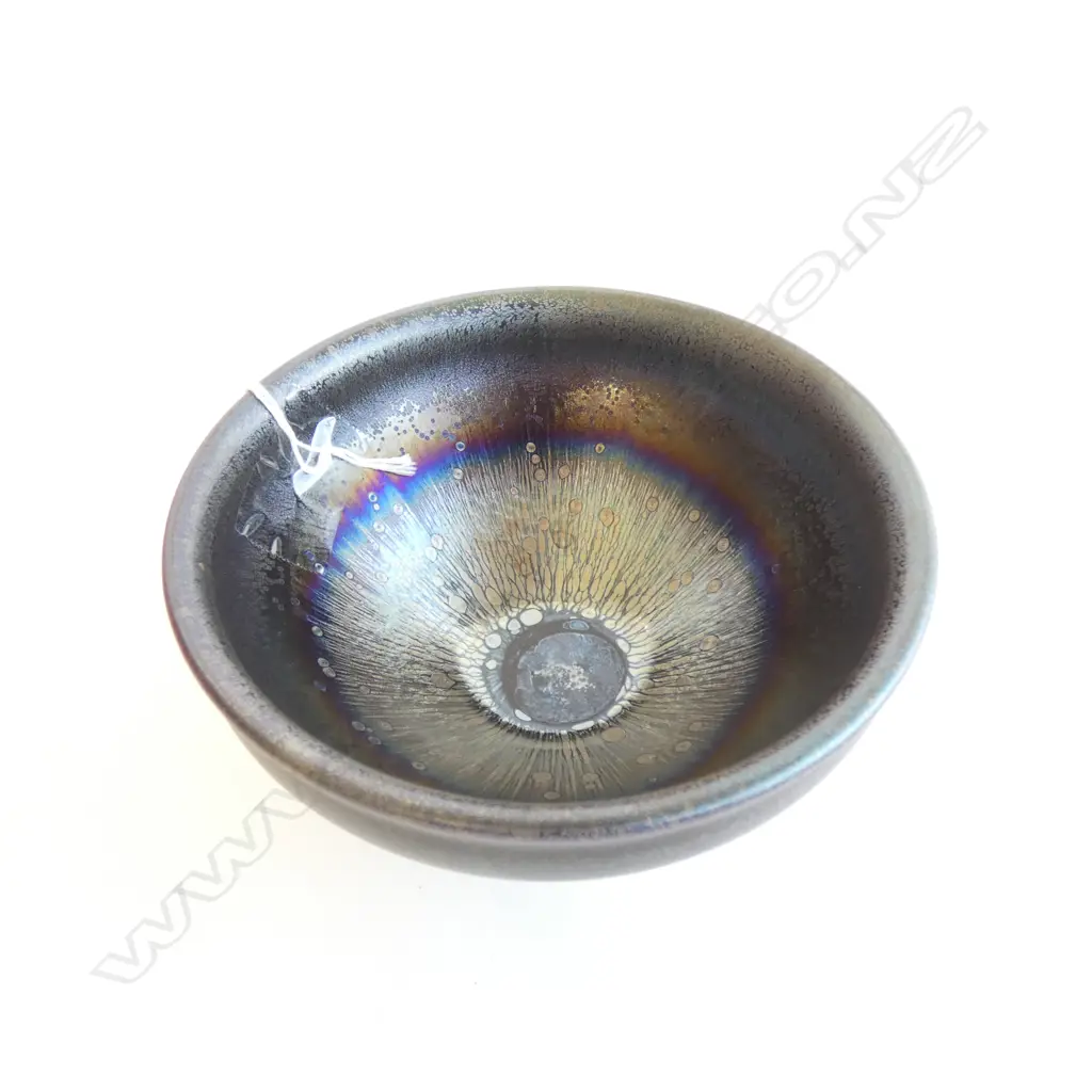 OIL SPOT GLAZED JIAN ZHAN (TEA CUP) IN ORIGINAL BOX DIA  122 H. 87MM Image 1++