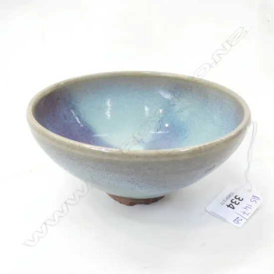 CHINESE BOWL JUN GLAZE 125mm dia